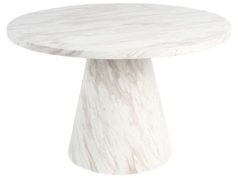 Stół do jadalni MERE Biały marmur 120 cm 120 cm