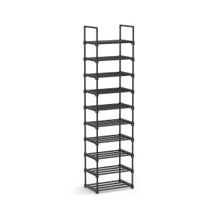 Półka na buty z 10 półkami, 45x30x174 cm
