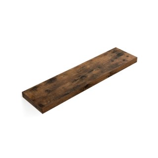 Wisząca półka na zdjęcia i dekoracje, Vintage brąz, 80x20x3,8 cm