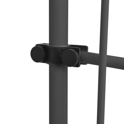  Ręcznie zwijana markiza z LED, 150 cm, biało-pomarańczowa Lumarko!