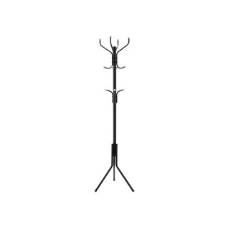Solidny metalowy wieszak na ubrania o długości 182 cm, Biały