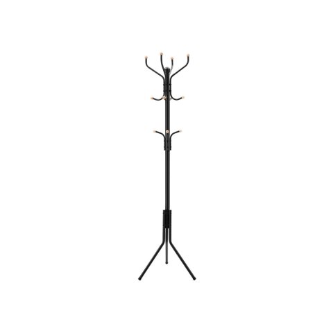 Solidny metalowy wieszak na ubrania o długości 182 cm, Biały