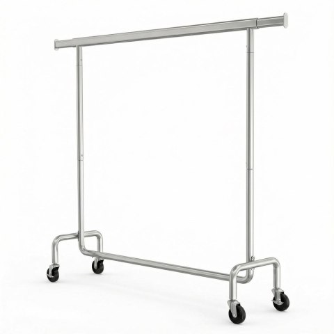Wytrzymały wieszak na ubrania 130 kg, długość: 110-150 cm