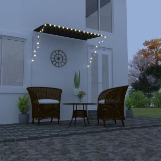  Markiza zwijana z LED, 250 x 150 cm, antracytowa Lumarko!