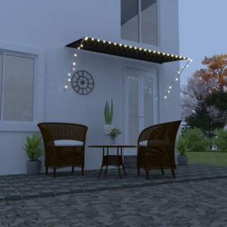  Markiza zwijana z LED, 300 x 150 cm, antracytowa Lumarko!