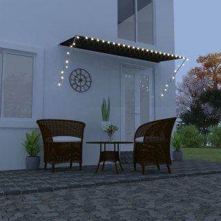  Markiza zwijana z LED, 350 x 150 cm, antracytowa Lumarko!
