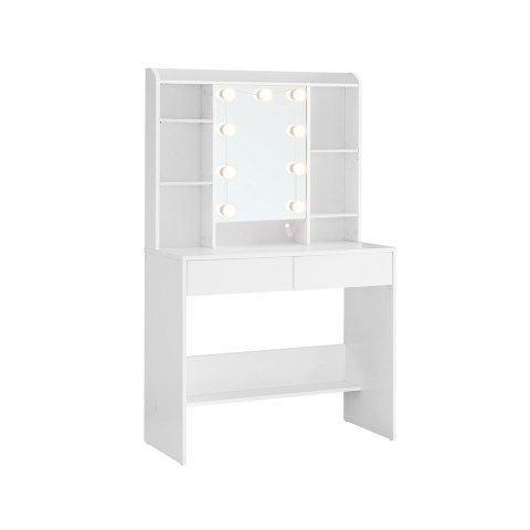 Toaletka z 9 lampkami LED i lustrem
