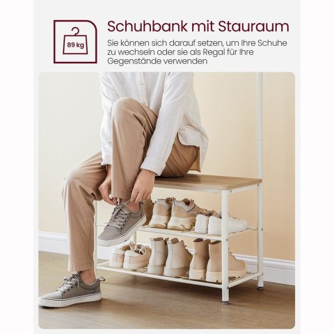 Wieszak z szafką na buty