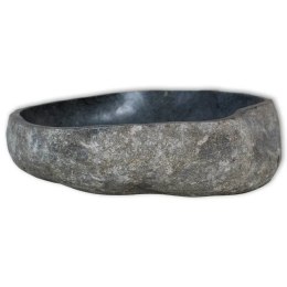 Lumarko Umywalka z kamienia rzecznego, owalna, 46-52 cm