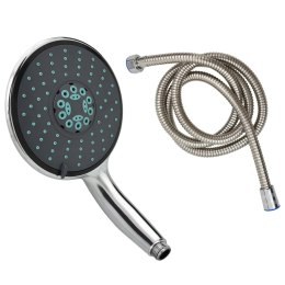 Lumarko Wielofunkcyjna słuchawka prysznicowa z wężem 1,5 m, chromowana
