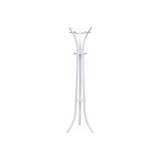 Metalowy wieszak na ubrania, Biały, wysokość 176 cm