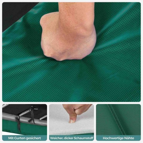 Osłona krawędzi trampoliny z odpornymi na rozdarcia akcesoriami do trampoliny, Zielony