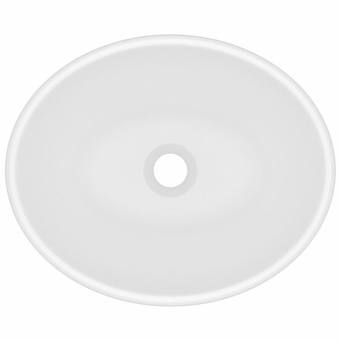  Luksusowa, owalna umywalka, matowa biel, 40x33 cm, ceramiczna Lumarko!