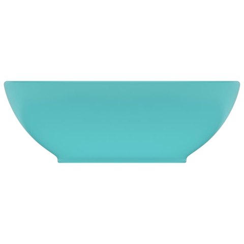  Luksusowa, owalna umywalka, matowa jasna zieleń, 40x33 cm Lumarko!