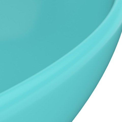  Luksusowa, owalna umywalka, matowa jasna zieleń, 40x33 cm Lumarko!