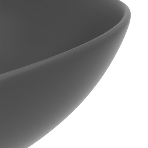  Umywalka łazienkowa, ceramiczna, jasnoszara, okrągła Lumarko!