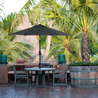 Parasol, Ø 270 cm, parasol ogrodowy, parasol targowy, ochrona UV do UPF 50+, parasol ogrodowy, ochrona przeciwsłoneczna, składan