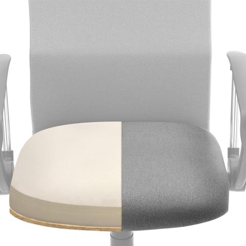 Krzesło biurowe , ergonomiczne krzesło biurowe, krzesło obrotowe, wyściełane siedzisko, pokrycie z tkaniny, regulacja wysokości