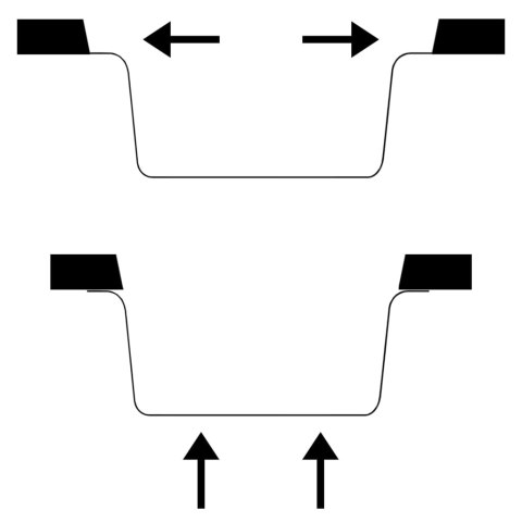  Zlew kuchenny z otworem przelewowym, biały, granitowy Lumarko!