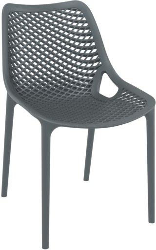 Hoker barowy Air ciemnoszary z tworzywa, do ogrodu, 44 cm