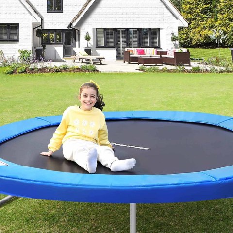 Osłona krawędzi trampoliny, osłona sprężyny, akcesoria do trampoliny odporne na promieniowanie UV i, Niebieski, 427cm