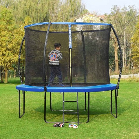 Osłona krawędzi trampoliny, osłona sprężyny, akcesoria do trampoliny odporne na promieniowanie UV i, Niebieski, 427cm