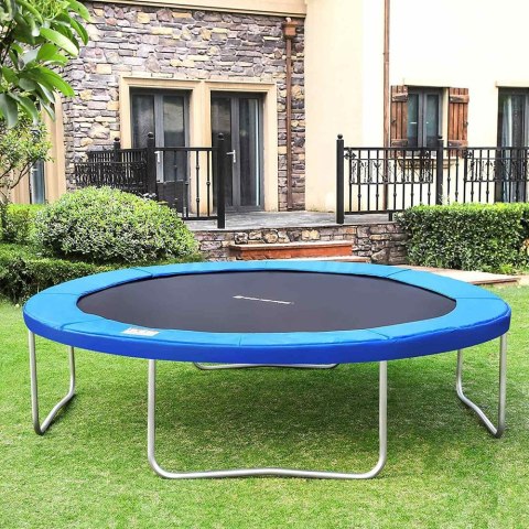 Osłona krawędzi trampoliny, osłona sprężyny, akcesoria do trampoliny odporne na promieniowanie UV i, Niebieski, 427cm