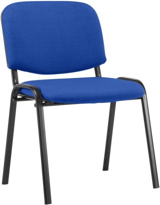 Krzesło konferencyjne Ken z tkaniny niebieskie