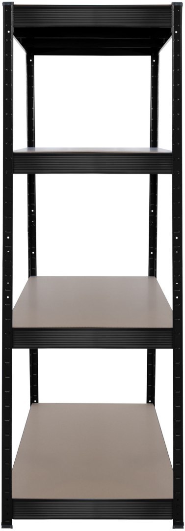 Regał magazynowy 160x60x180 cm czarny stalowy