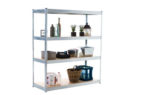 Regał magazynowy 160x60x180 cm, stalowy, do ciężkich przedmiotów