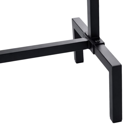 Wieszak na ubrania Melva 150x38x120 cm czarny metalowy