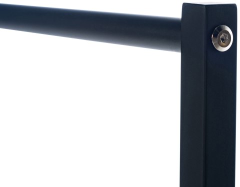 Stojak na ubrania Lara 150x38x120 cm czarny