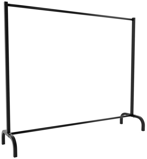 Stojak na ubrania Lara 150x38x120 cm czarny