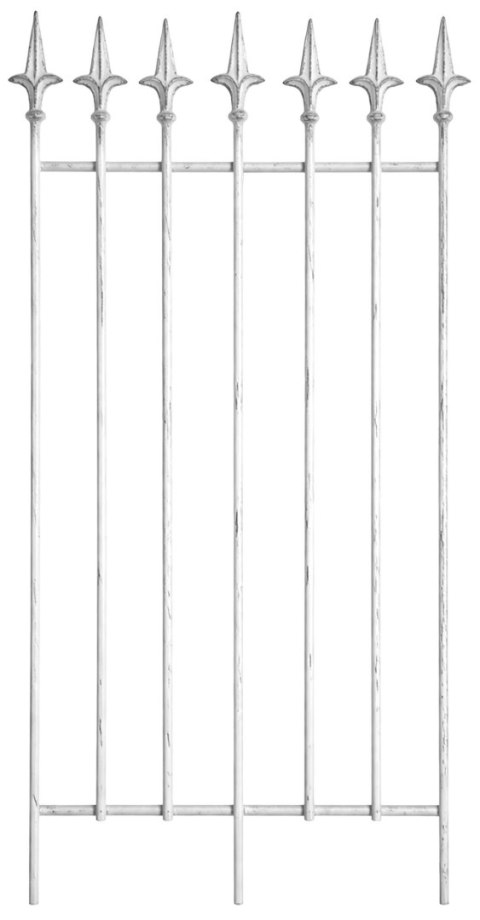 Gitter ogrodowe Elisa antykowe, metalowe 100x50 cm