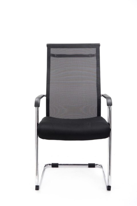 Krzesło konferencyjne Brenda V2 czarne z ergonomicznym siedziskiem