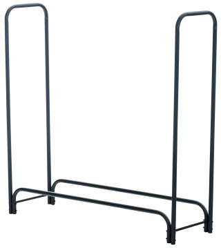 Stojak na drewno kominkowe Wilster 120x120x36 cm antracytowy