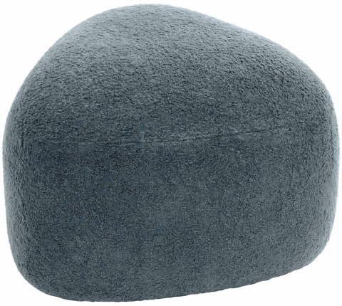 Hoker Alfrisa Teddy ciemnoszary, owalny, materiałowy