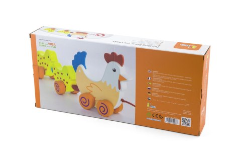  Zestaw Do Ciągnięcia Kurka Z Kurczakami 36 Cm Lumarko!