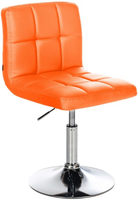 Hoker barowy Palma Lounger V2 ekoskóra pomarańczowy