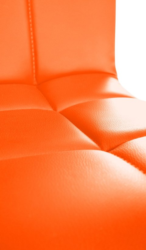 Hoker barowy Palma Lounger V2 ekoskóra pomarańczowy