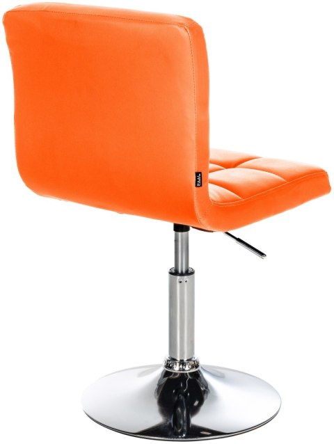 Hoker barowy Palma Lounger V2 ekoskóra pomarańczowy