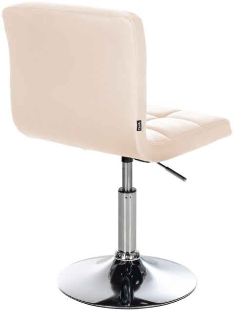 Hoker barowy Palma Lounger V2 kremowy z ekoskóry