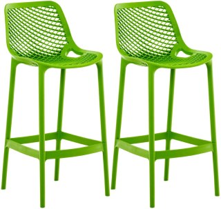 Hoker barowy Air zielony, 2 sztuki, z UV-odpornym tworzywem