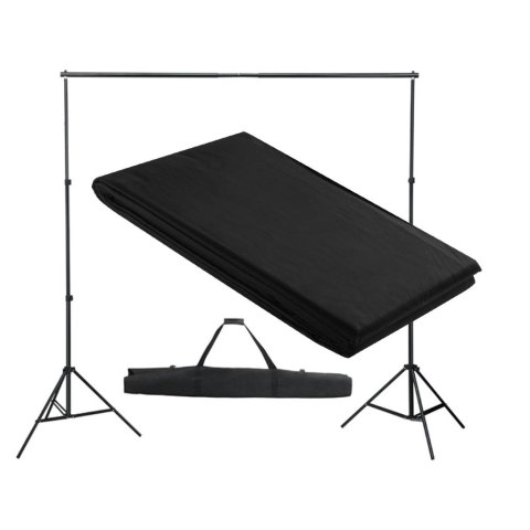  System zawieszenia tła z czarnym tłem 300 x 300 cm  Lumarko!