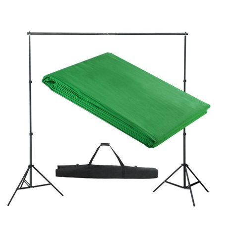  System zawieszenia tła z zielonym tłem 300 x 300 cm  Lumarko!
