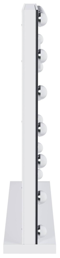 Lustro kosmetyczne Norlina 80x60 cm LED z USB białe