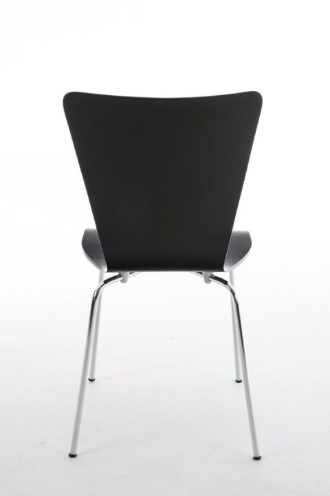 Krzesło konferencyjne Aaron czarne 4 sztuki z ergonomicznym siedziskiem