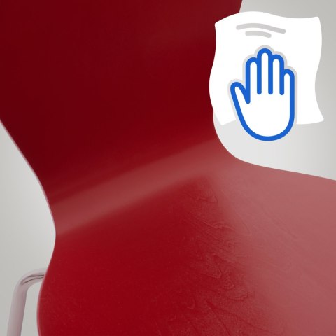 Krzesło konferencyjne Calisto 2 sztuki czerwone