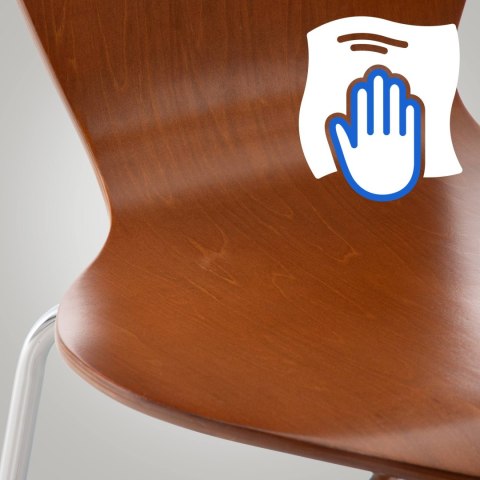 Krzesło konferencyjne Calisto brązowe 4 sztuki