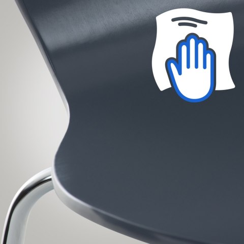 Krzesło konferencyjne Calisto szare z drewna i metalu